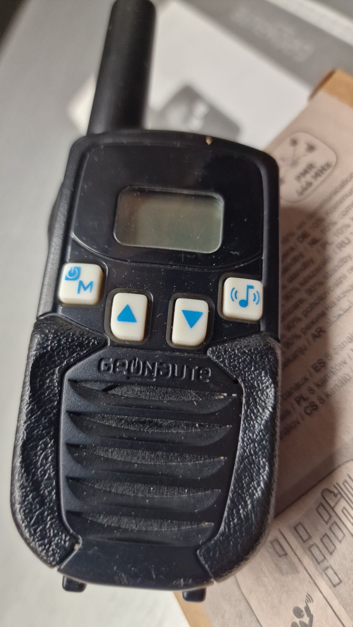 Radiotelefon walkie talkie Geonaute on channel 110