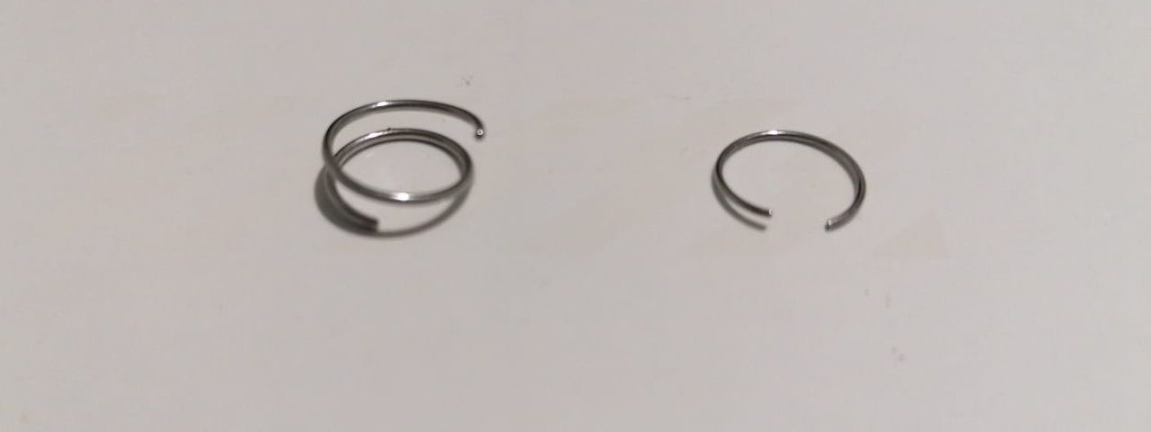 Piercings nariz e Argolas em aço inoxidável