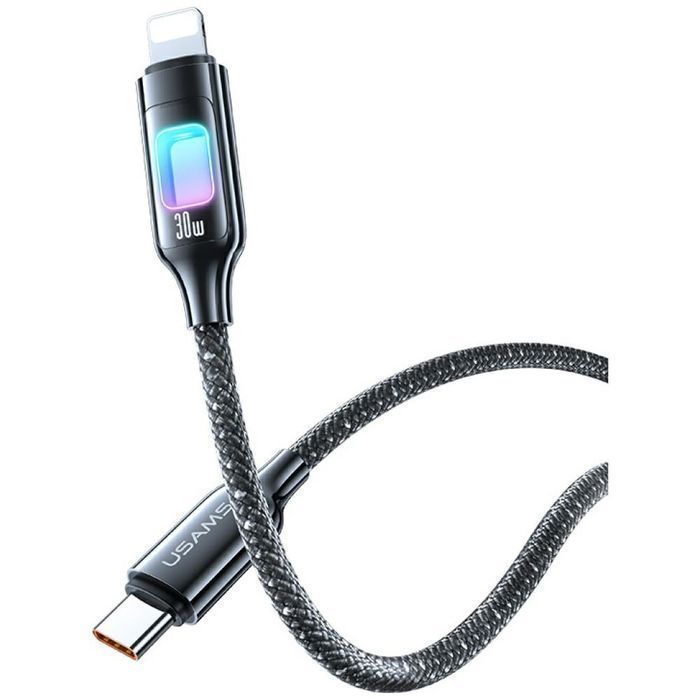 Kabel Usams Tc Series Sj749 30W Usb-C Do Lightning 1,2 M Tarnish
