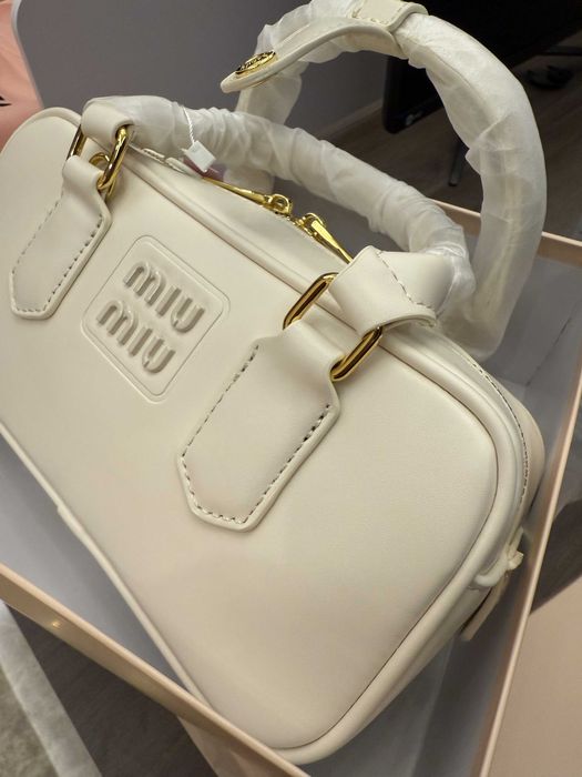 Torba do kręgli MIUMIU biała, mała