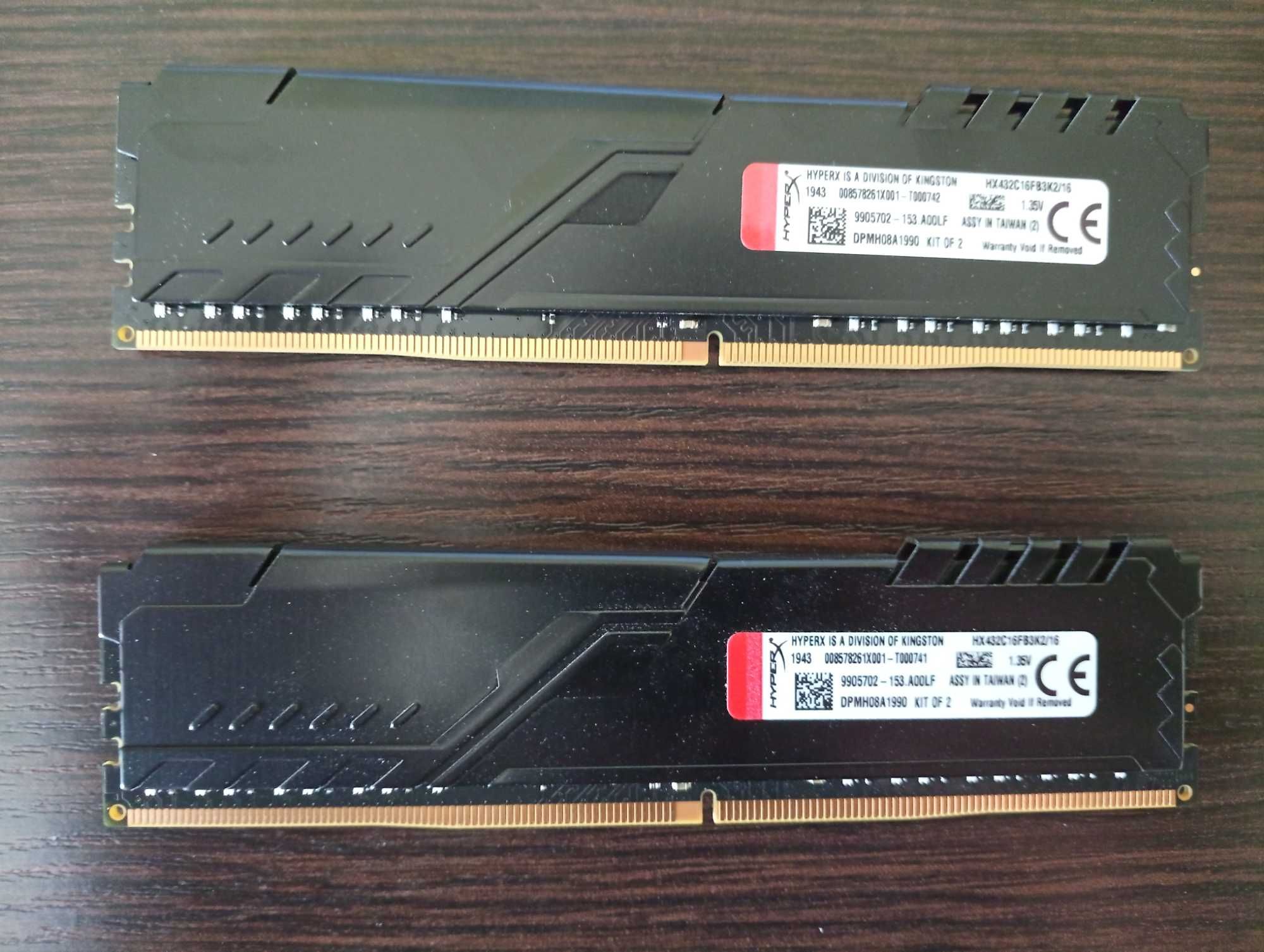 Оперативная память HyperX Fury 16GB (2x8GB) DDR4 3200 MHz