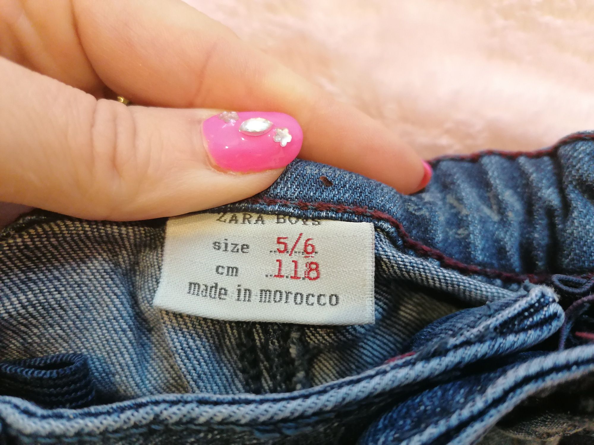 Spodnie jeans moro Zara rozmiar 118 chłopięce młodzieżowe