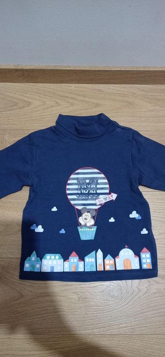 Bluzka, golf z myszką Miki rozmiar 86-92