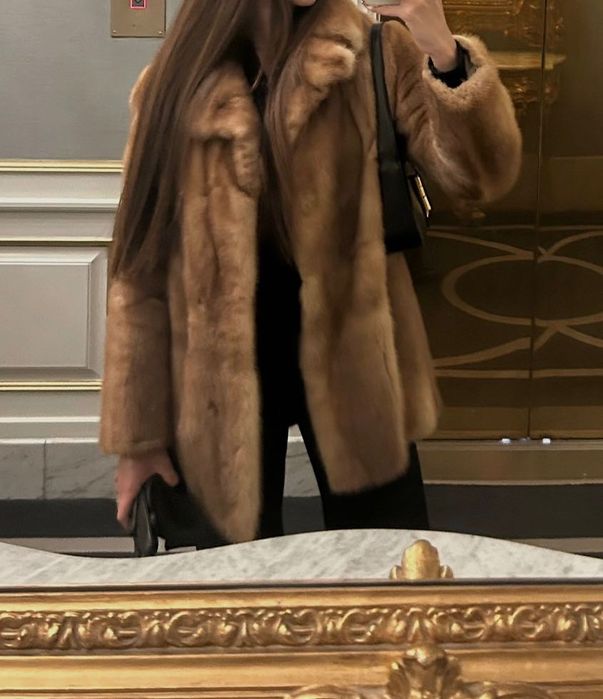 Норкова шуба. Шуба з хутра норки