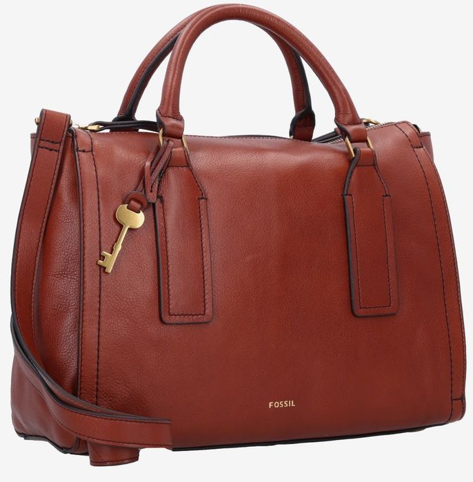 Skórzana torebka Fossil brązowa nowa
