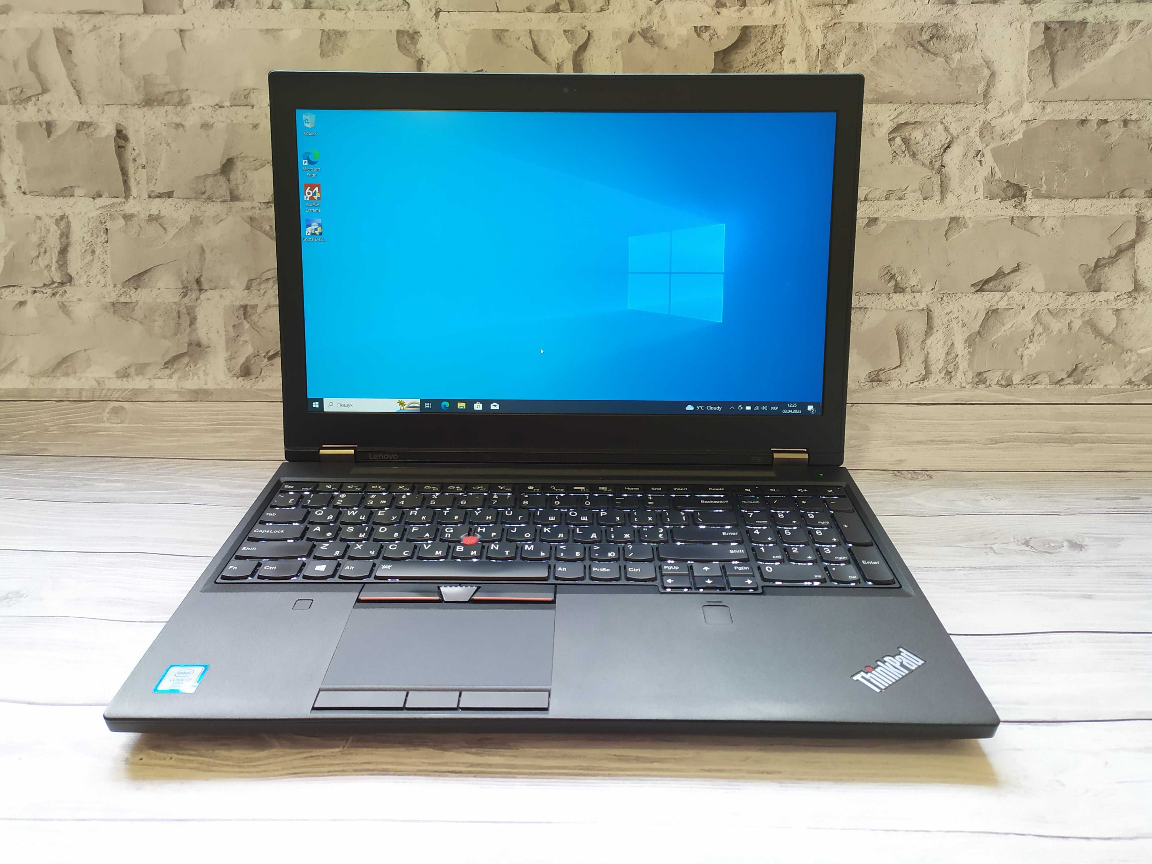 Lenovo ThinkPad P50 FHD i7-6820HQ/Nvidia M1000M 2GB/16GB DDR4/512GB