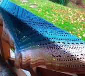 Chusty handmade ombre