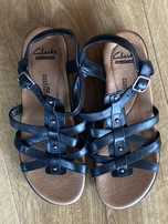 Clarks 37 sandaly damskiw skora.naturalna