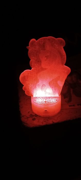 Lampka nocna 3D dla dzieci