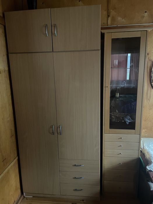 Kompket mebli szafa witryna komoda szuflady