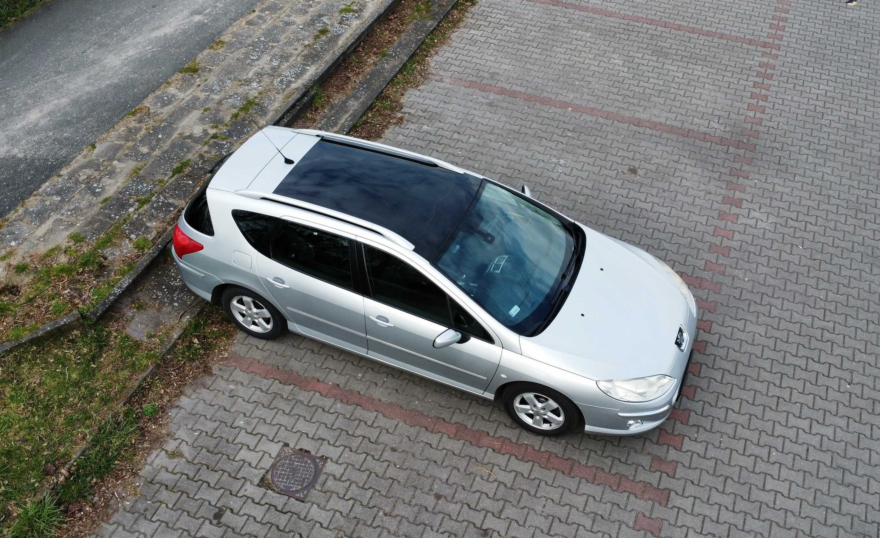 Peugeot 407 SW, 2.0 HDI, 2008 r., panorama