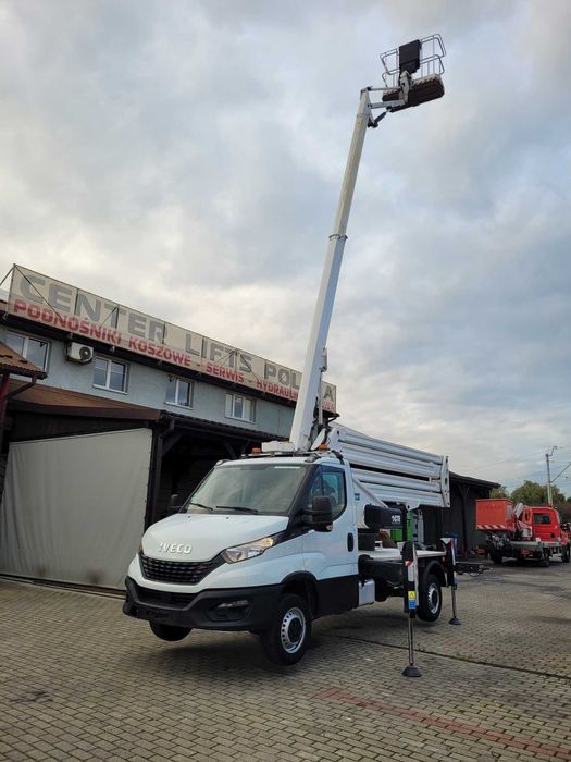 iveco podnośnik koszowy zwyżka przegubowy z jib /cte/zed/23m/multitel