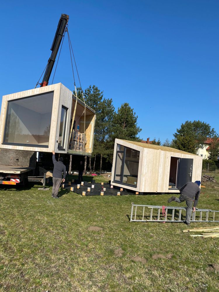 Dom modulowy cieply 35 stodola caloroczna prefabrykowana OKAZJA