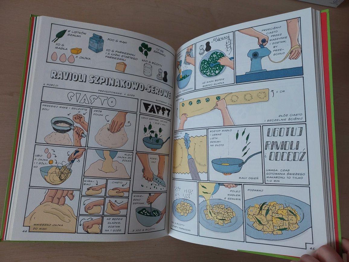 Książka kucharska "Krój gotuj wow" komiksowa