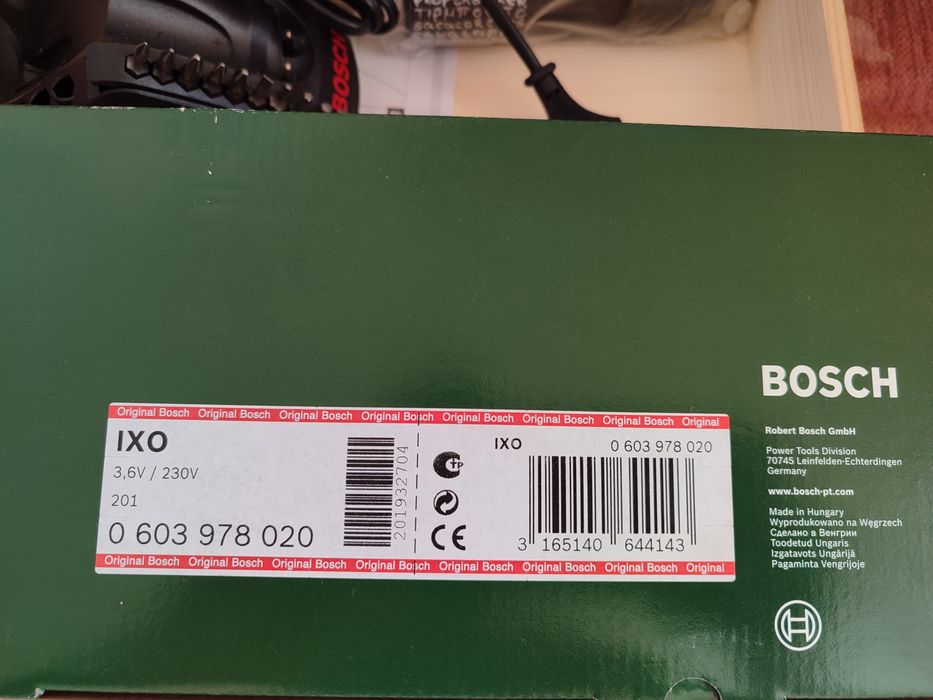 Bosch IXO VINO шуруповерт