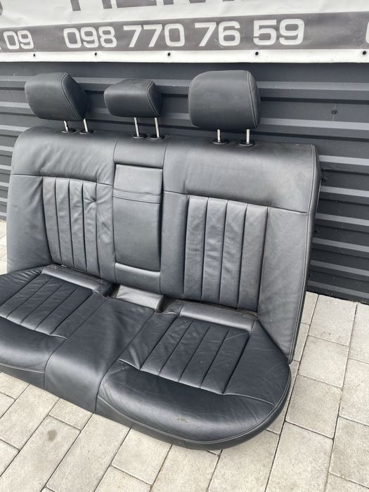 Заднє сидіння / диван / салон  Mercedes E-class W212 кожа