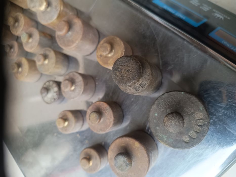 Odważniki mosiężne