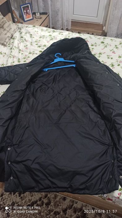 Стёганое зимнее пальто