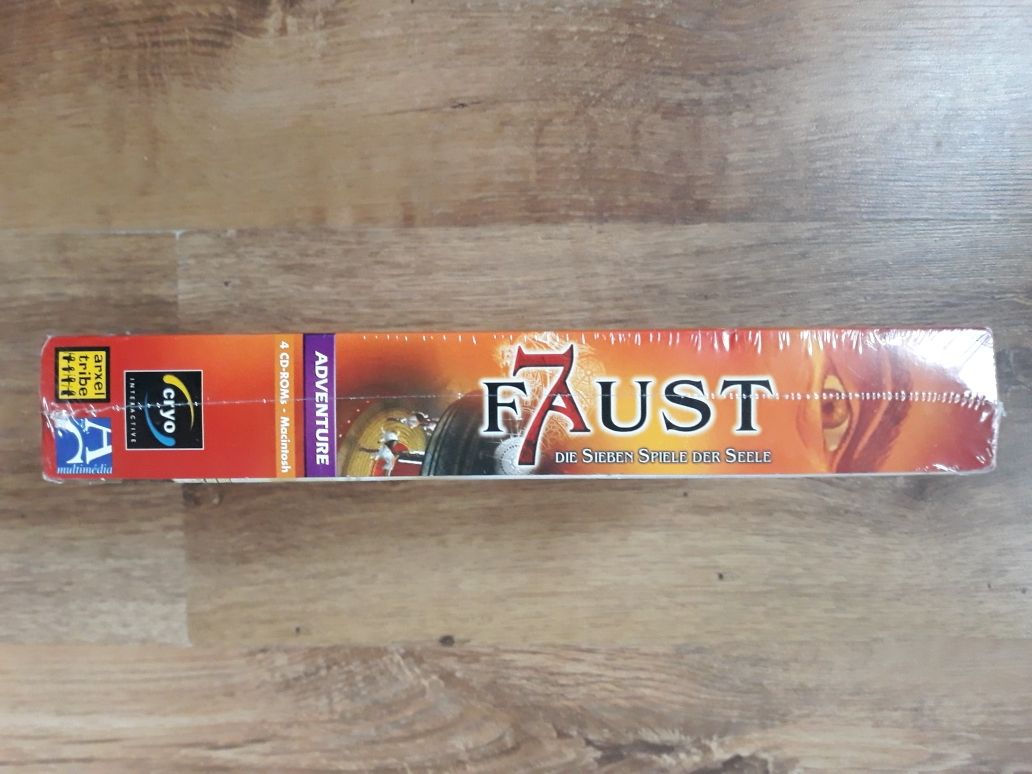Gra przygodowa Faust Macintosh niemiecka wersja językowa. Folia