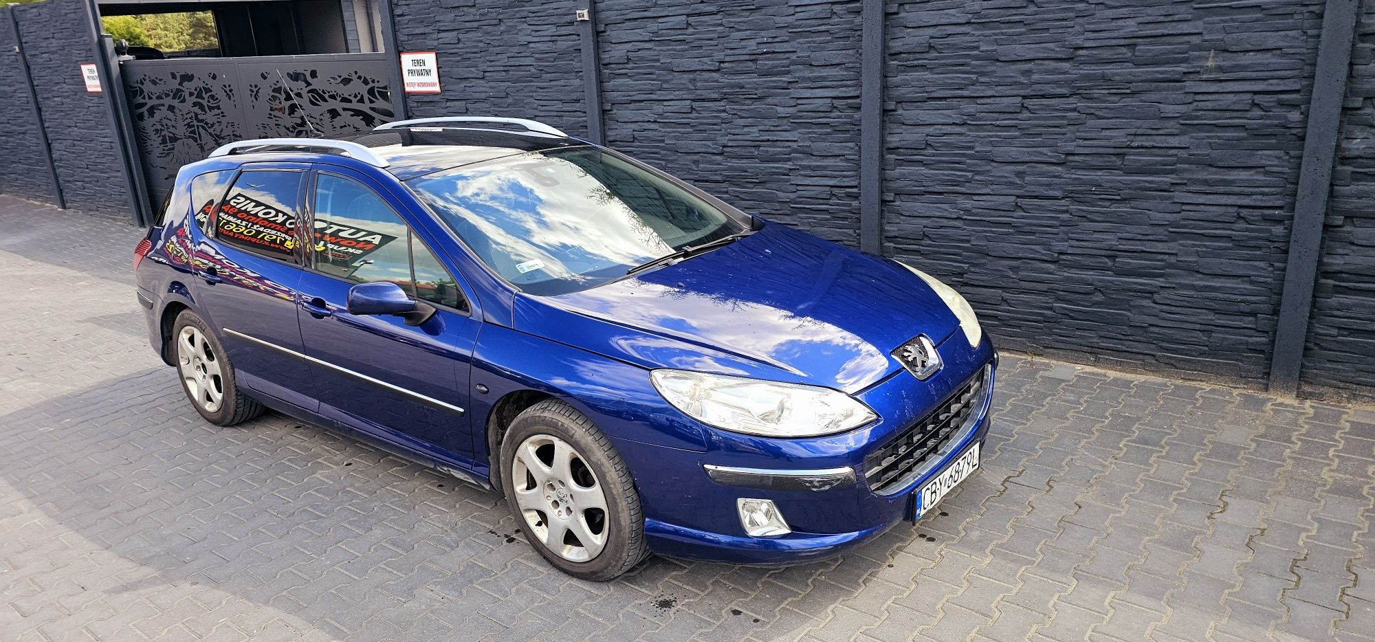 Peugeot 407 SW •GAZ• KLIMA SPRAWNA hak Panorama