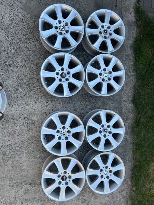 Диски 5/112 R16 7J ET38 Audi VW Mercedes Skoda Seat з датчиками тиску
