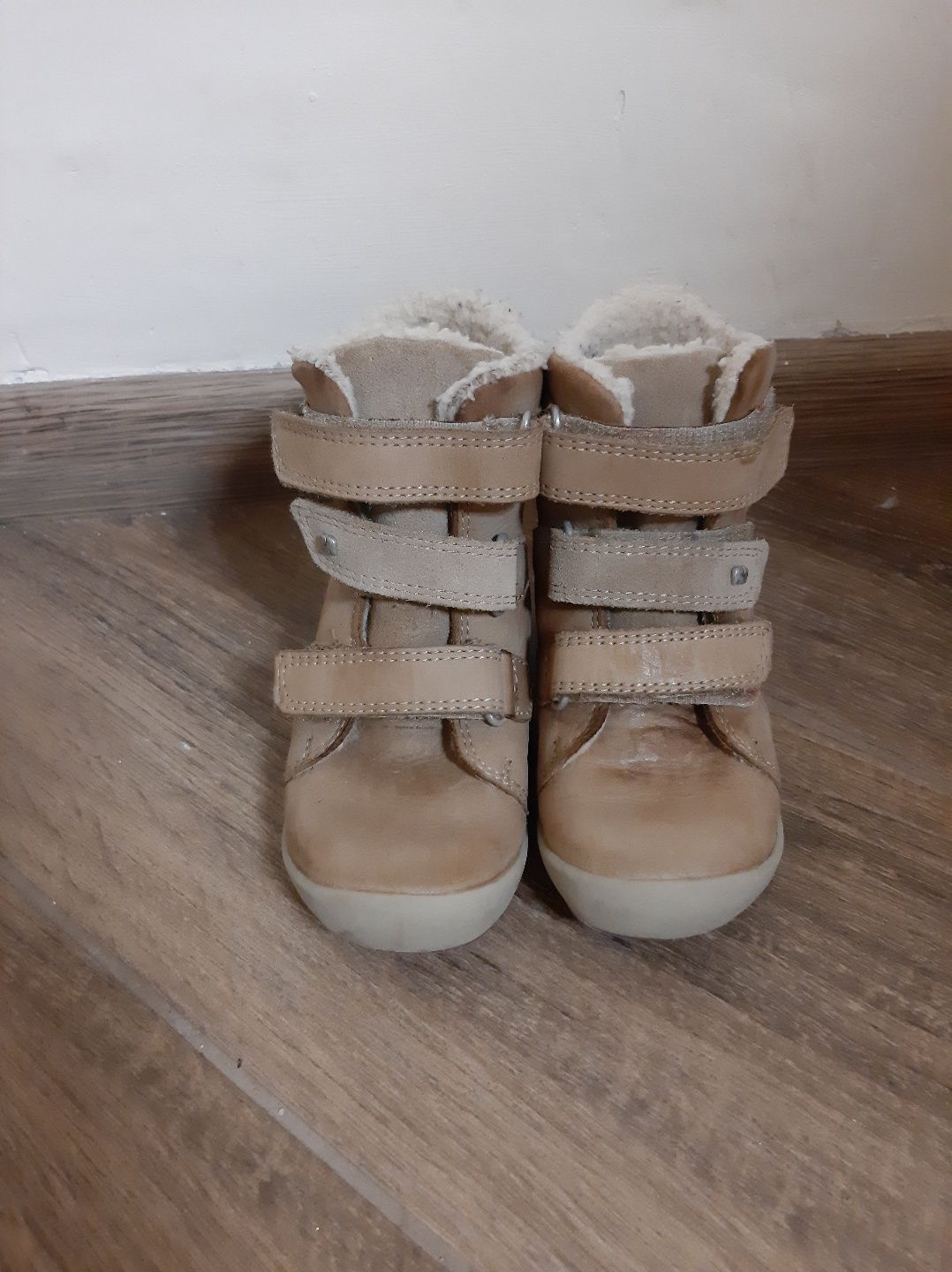Дитяче зимове шкіряне взуття
