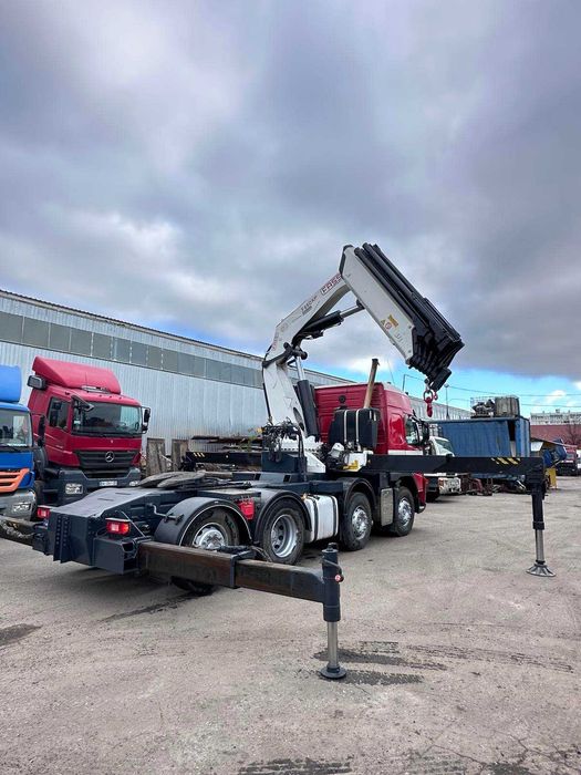 Volvo FM 440, 2008 р. з маніпулятором FASSI, зусиллям 66 т/м