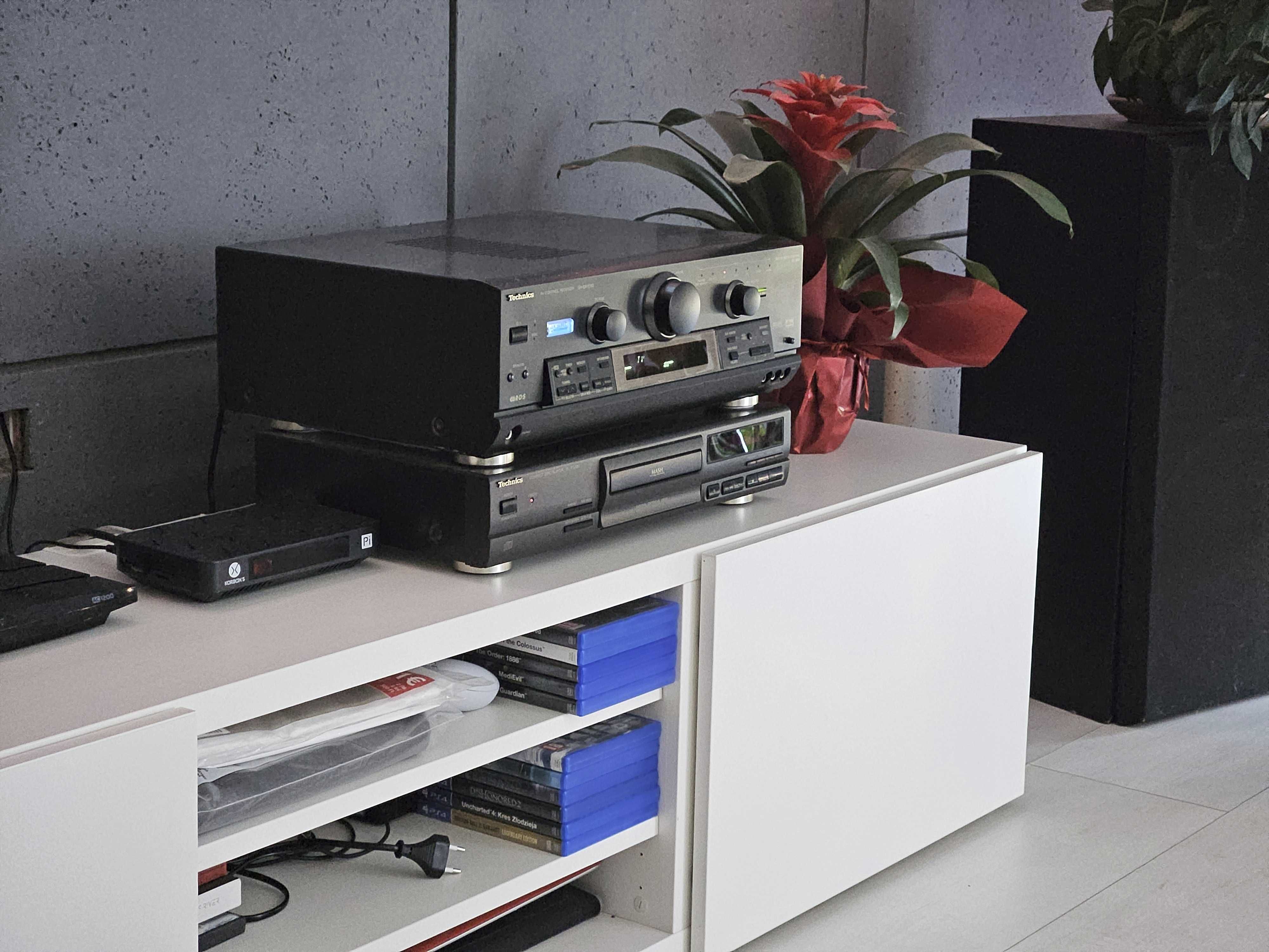 Technics SA-DX1050 + CD SL-PG390 + pilot