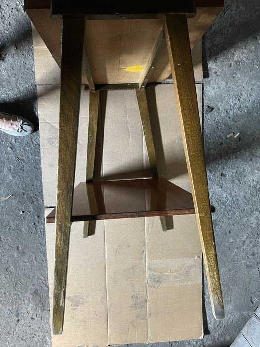 Stolik PRL projekt lejkowski/Lesniewski/Typ 600-200