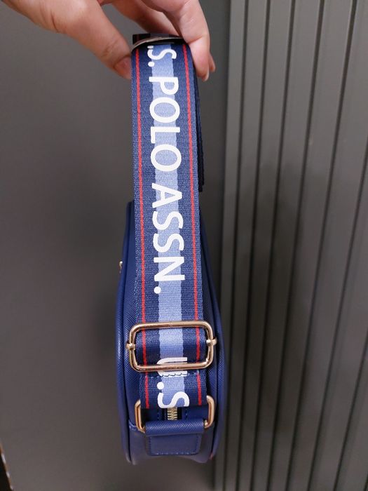 Сумка-кроссбоді U.S.POLO ASSN синя оригінал