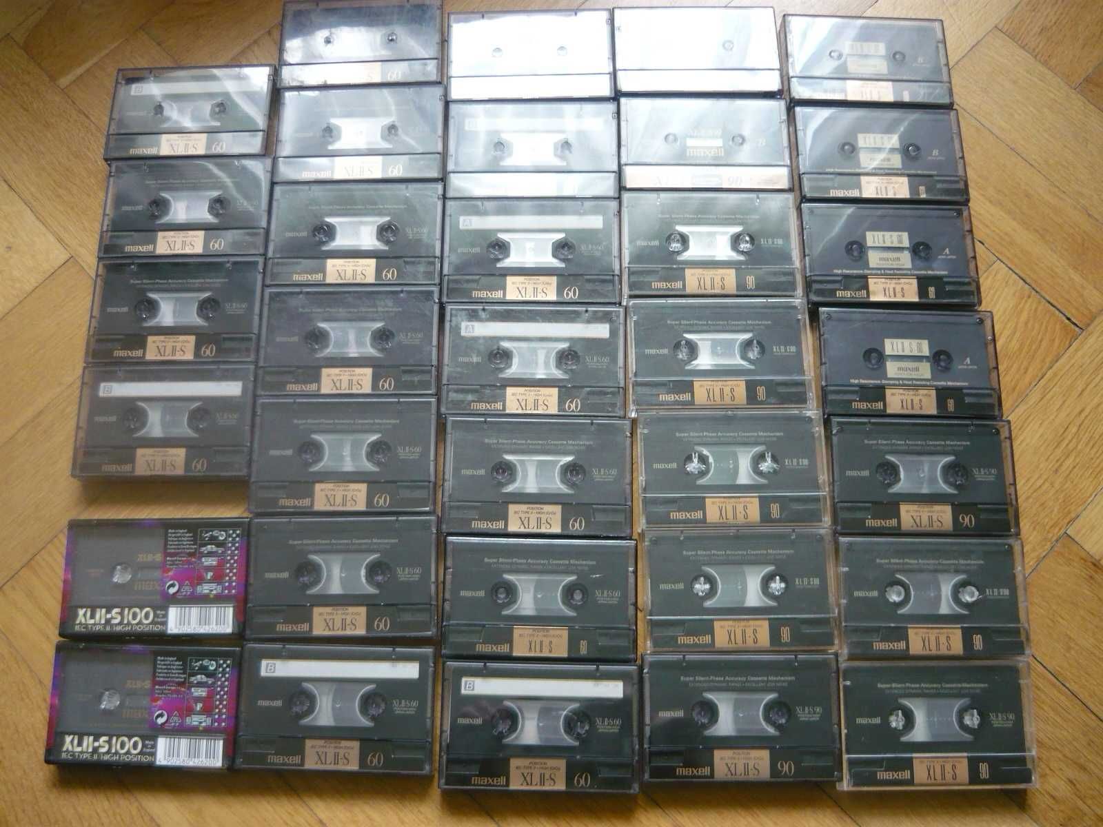 Maxell XL IIS 60 i 90 kasety 34 szt