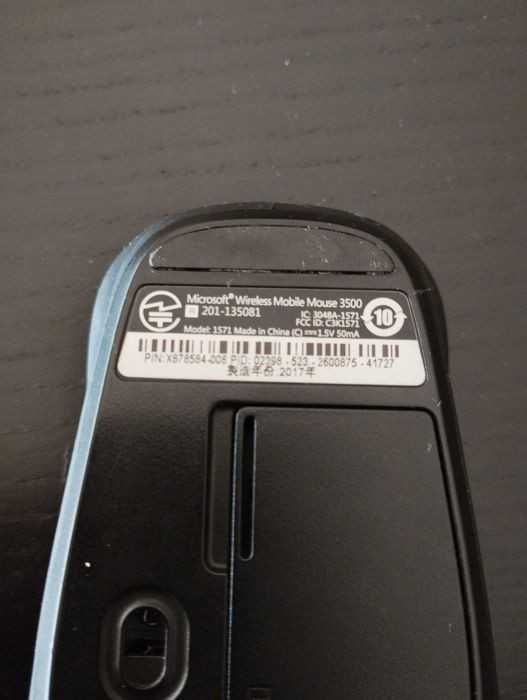 PC - Rato Wireless Microsoft 3500 PRETO