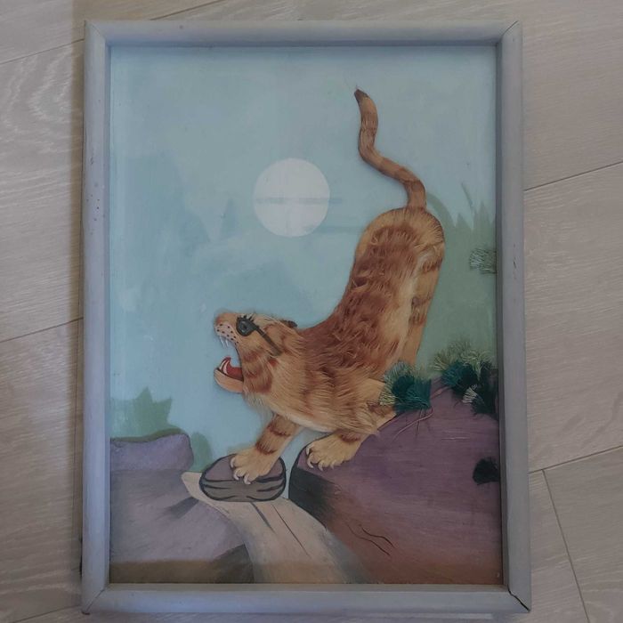 Картина панно тигр (80- 90х років)