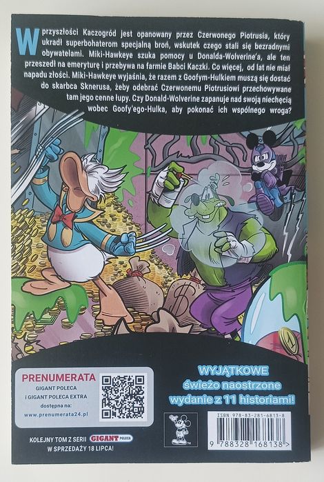 Gigant poleca Kaczor Donald jako Wolverine tom 4/2025