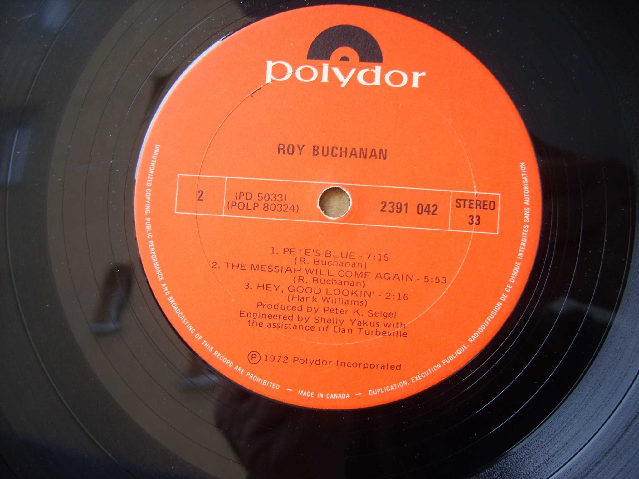 11.. LP .; Roy Buchanan--Swet dream; Polydor, 1972 rok.