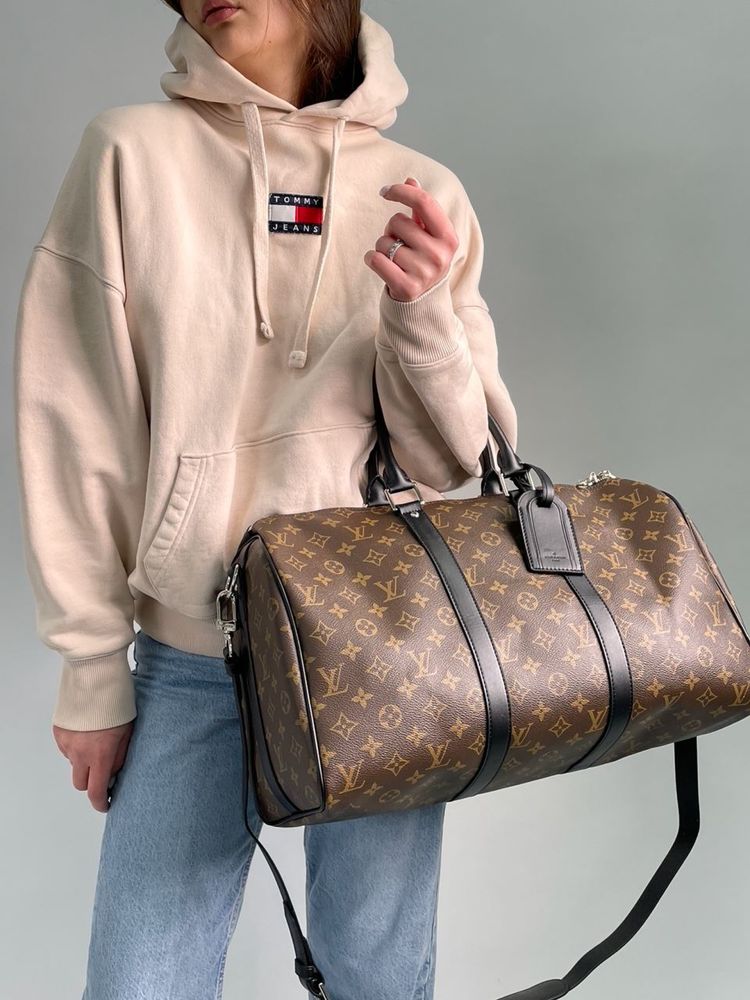 Torebka Louis Vuitton Keepall Bandouliere Brown Canvas