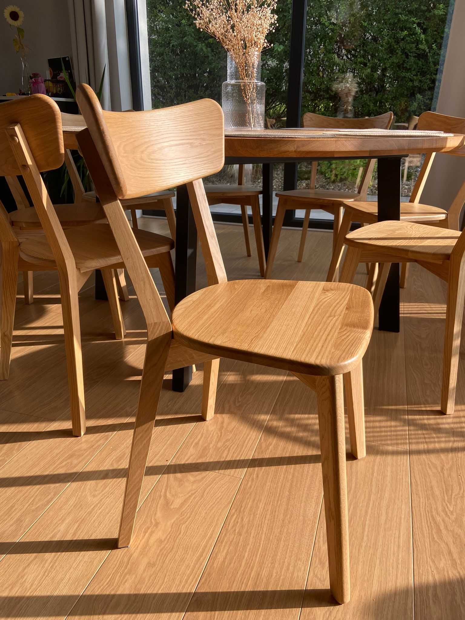 Krzesło dębowe- Krzesło tapicerowane- Krzesło drewniane-dostawa gratis