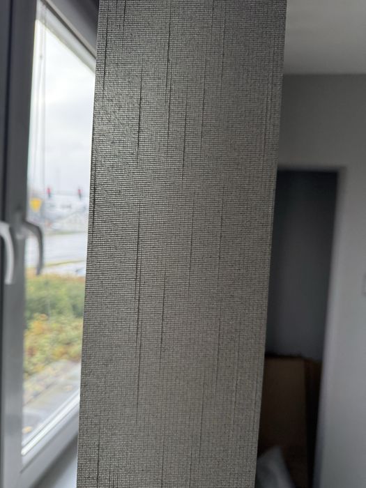 Żaluzje pionowe 240 x 245 cm szare