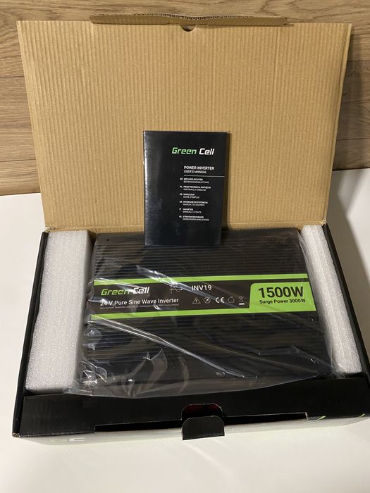 Перетворювач (інвертор)Green Cell 24V / 230V 1500W / 3000W