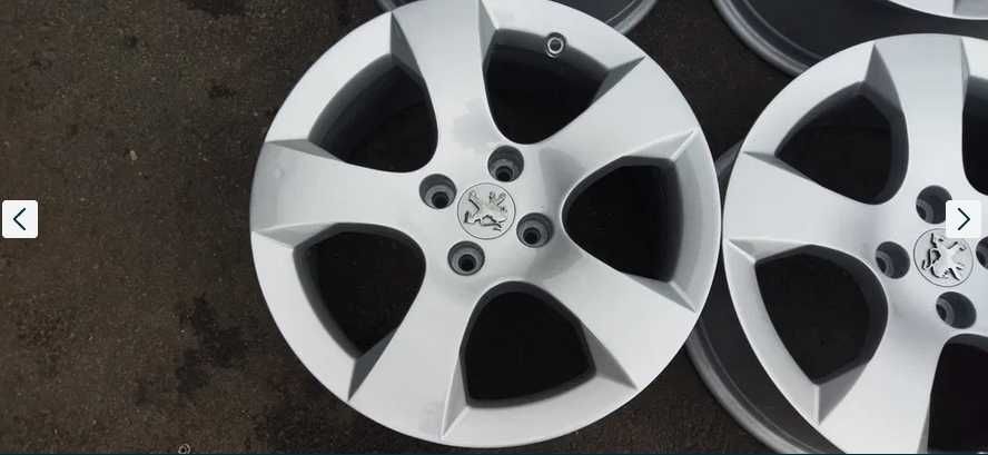 Alufelgi 7,5J x 17 Peugeot 3008 / 5008 Citroen ET 29 4x108 idealne