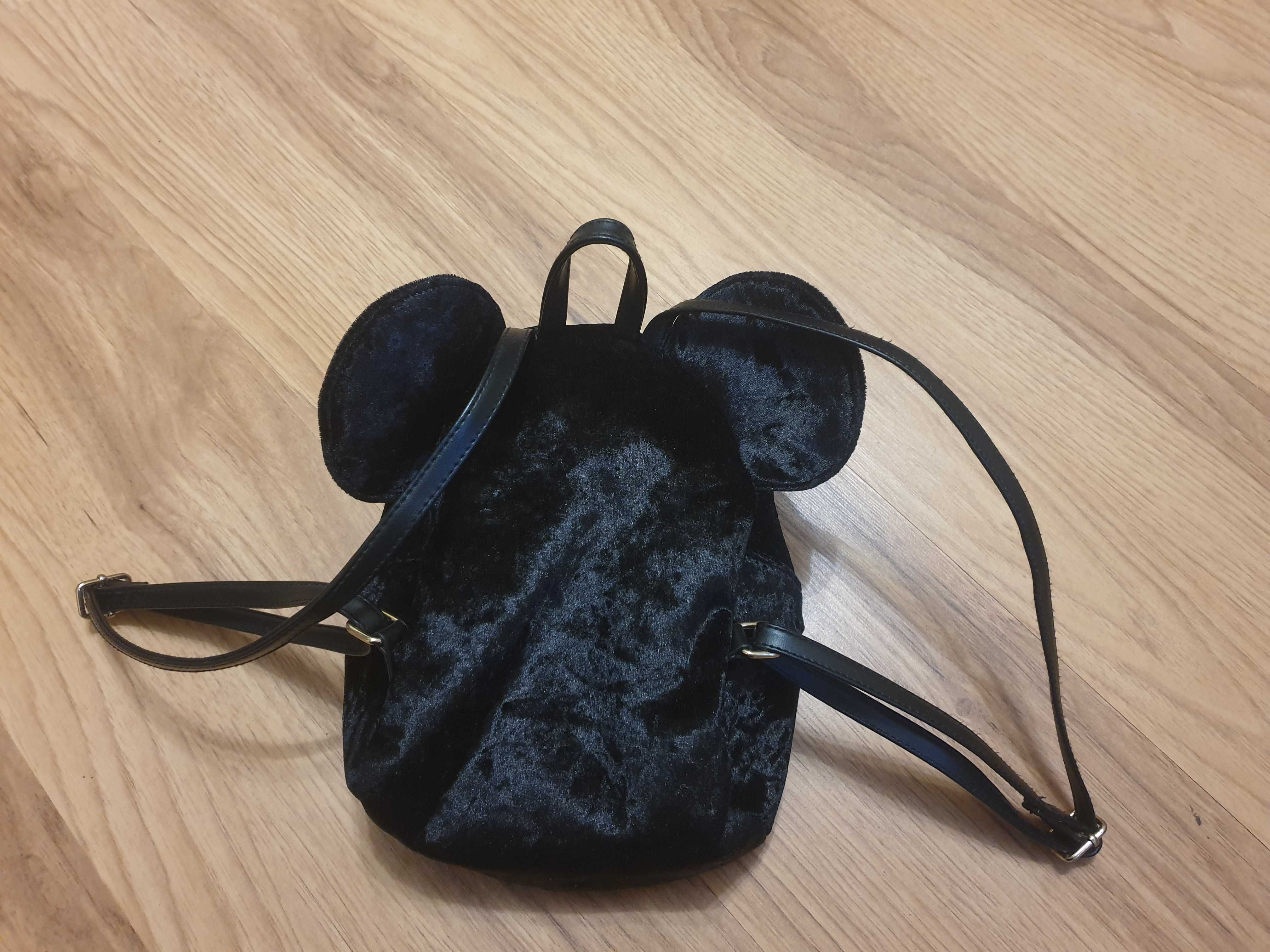 Mały plecak pluszowy Mickey Mouse Disney