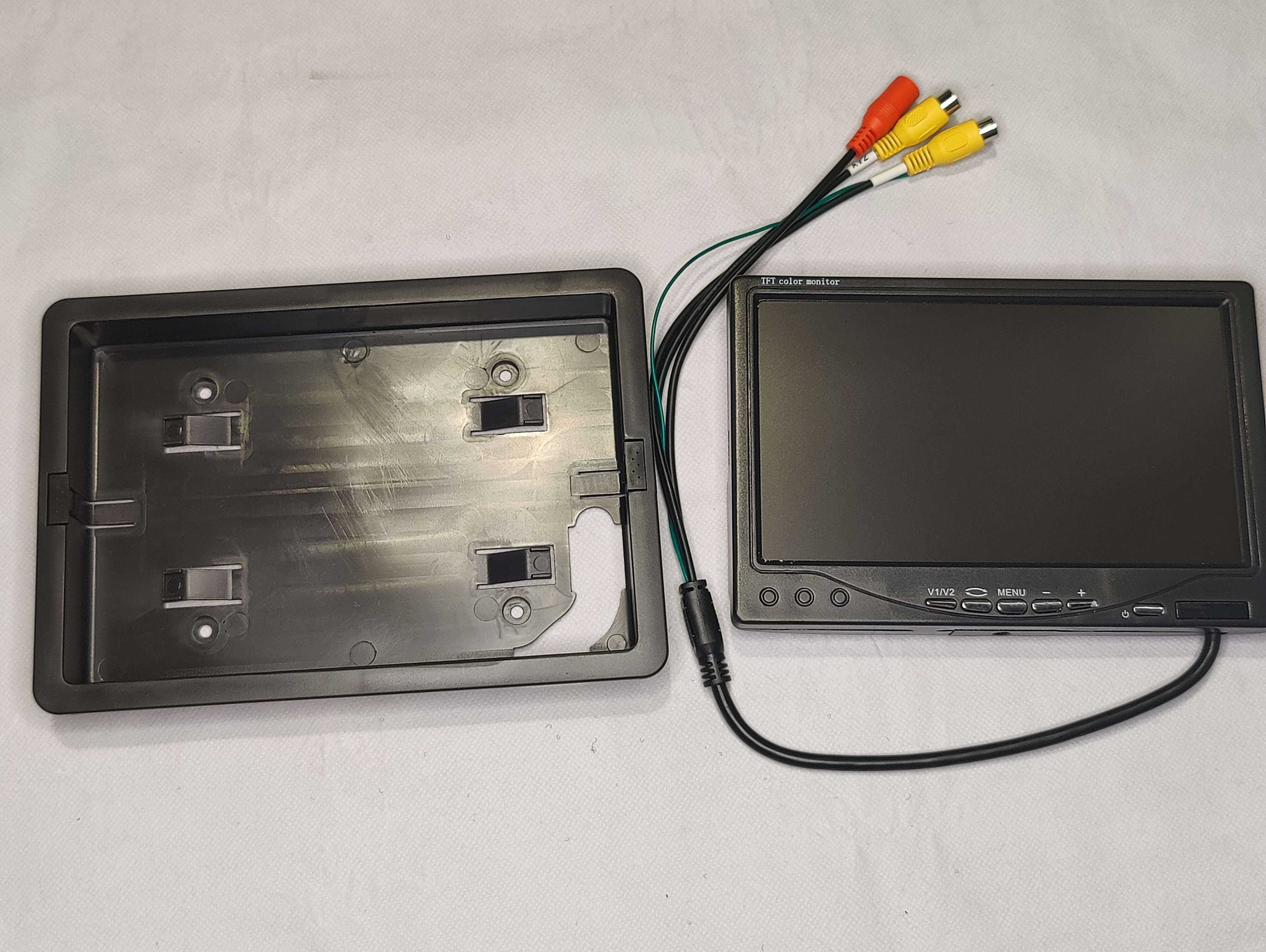 Monitor LCD de Estacionamento com 7 polegadas + câmara traseira