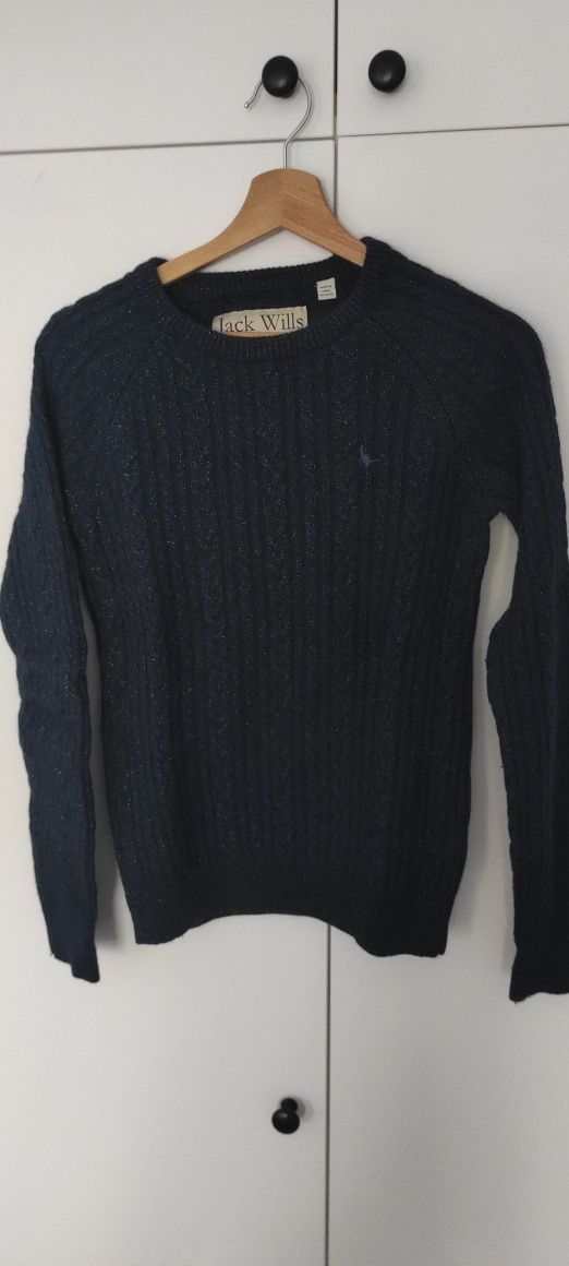 Sweter Jack Wills r. S wełna merino