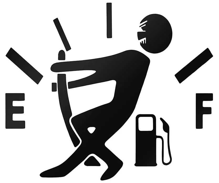 Autocolante NOVO de tanque de combustível para carro