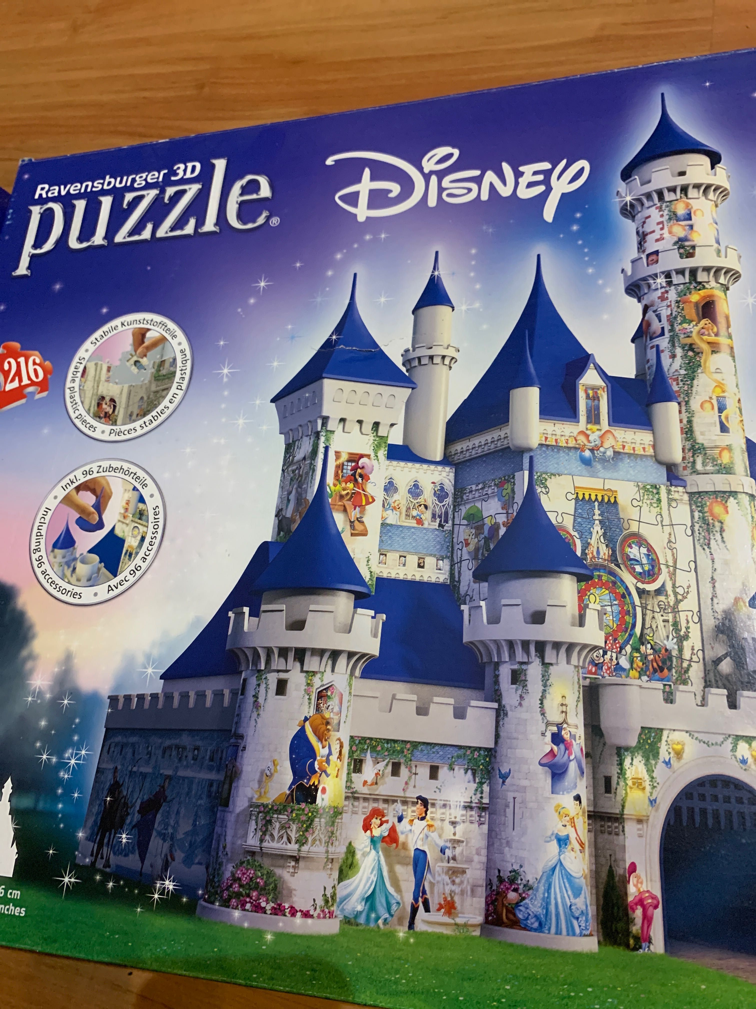 Puzzle 3 D zamek Disney