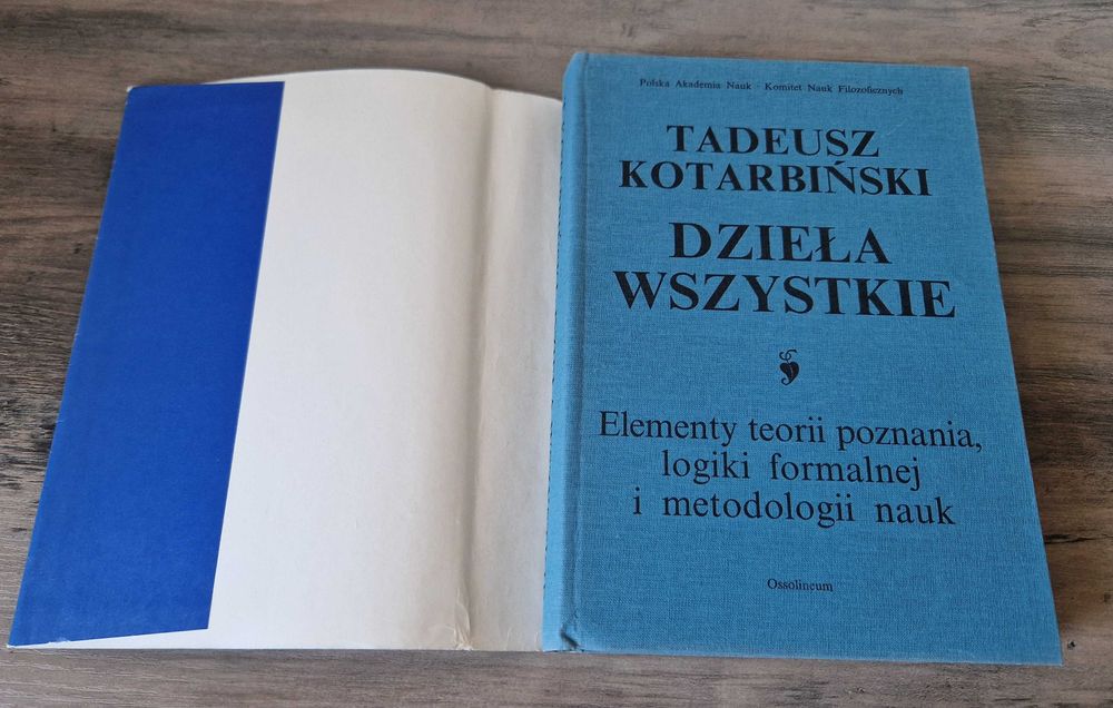 Elementy teorii poznania logiki formalnej i metodologii T. Kotarbiński