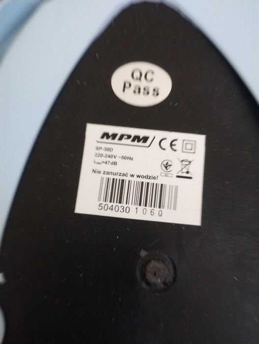 Wentylator, wiatrak stołowy MPM wysokość 45 cm