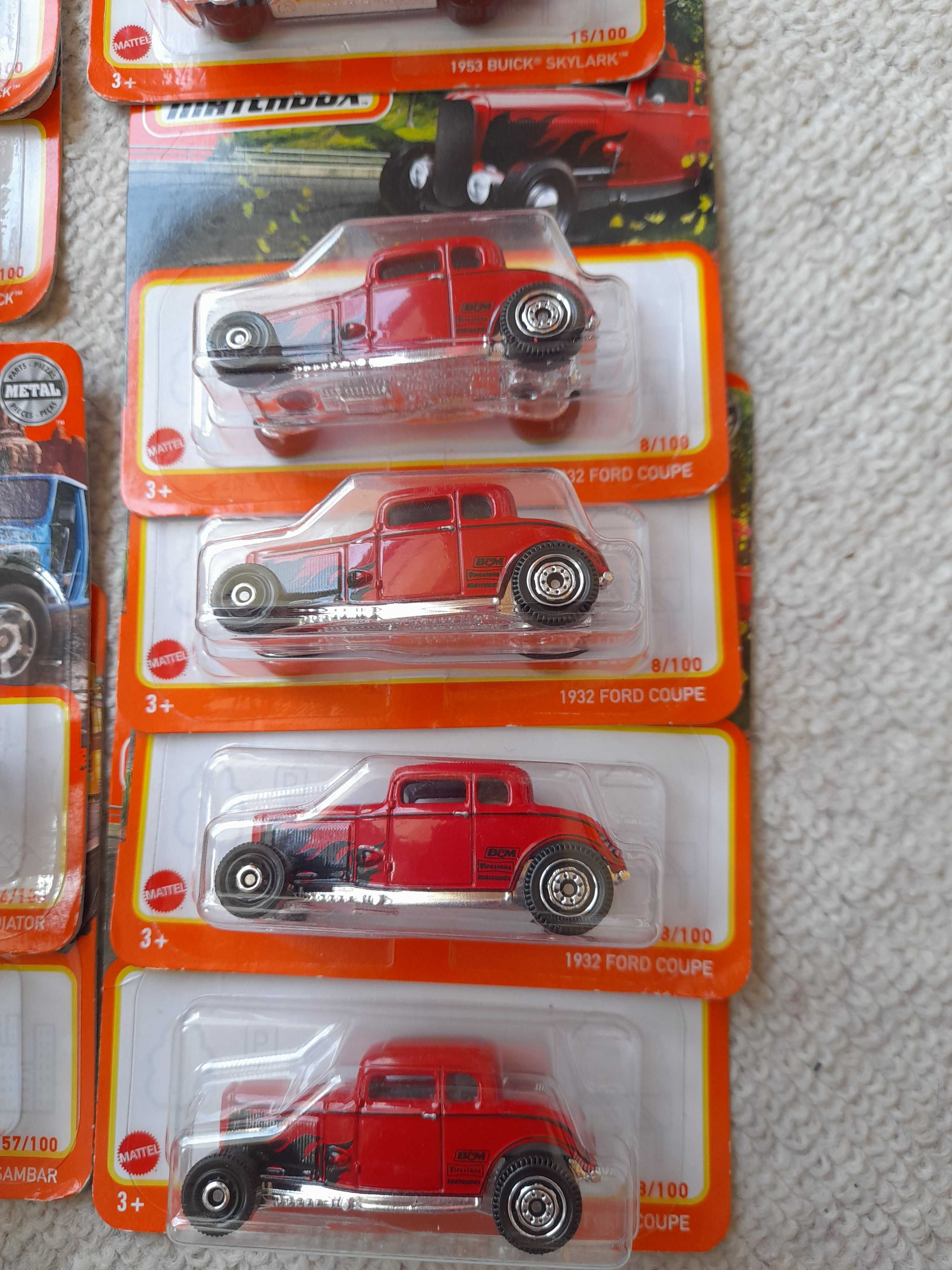 Zestaw Matchbox Hot Wheels fabrycznie zapakowane