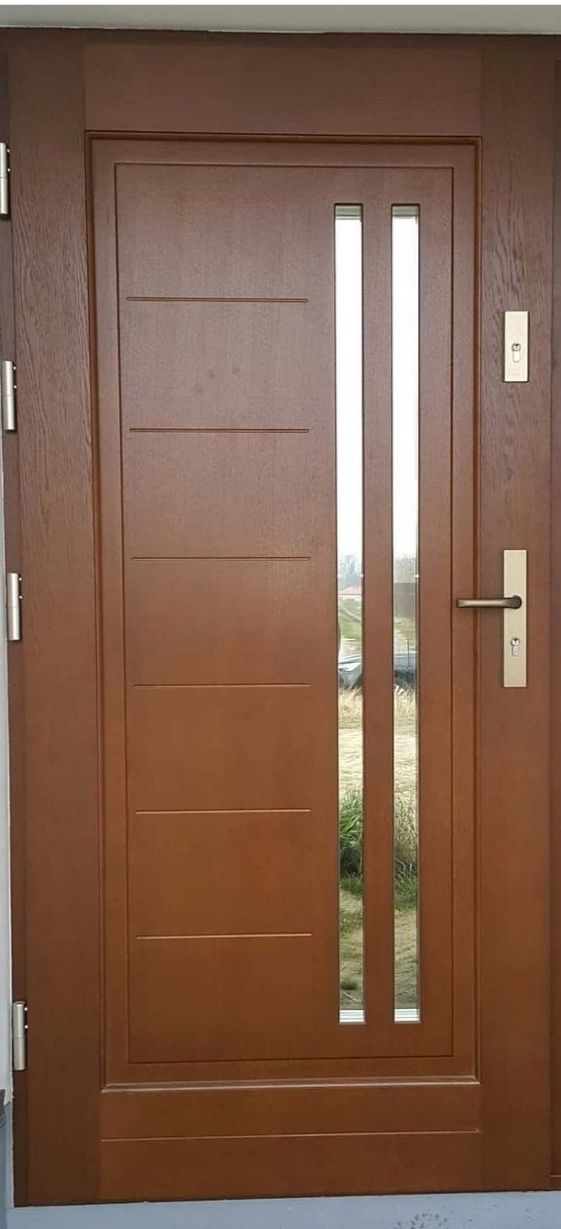 Drzwi zewnętrzne dębowe ciepłe możliwosc negocjacji ceny
