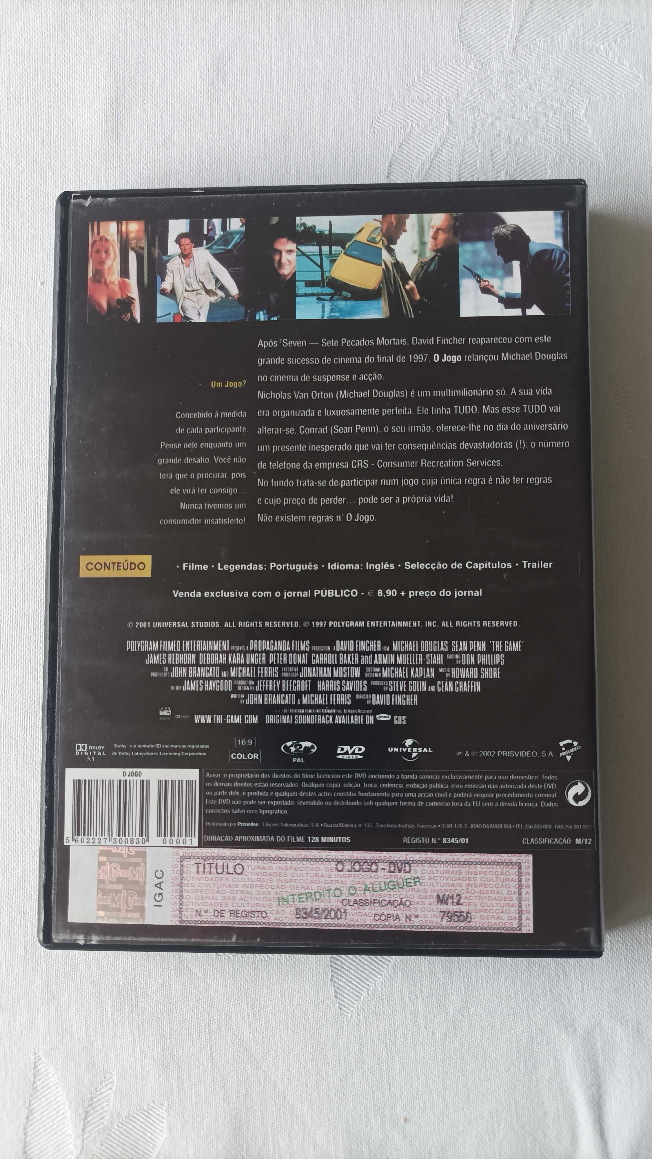 Filme DVD O Jogo - The Game